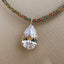 Large Pear Pendant Gold