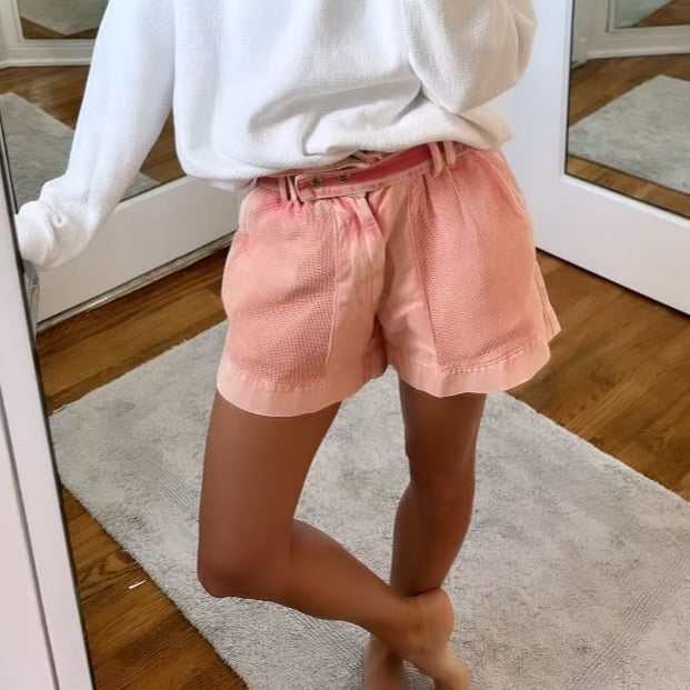 free people pink shorts size 24