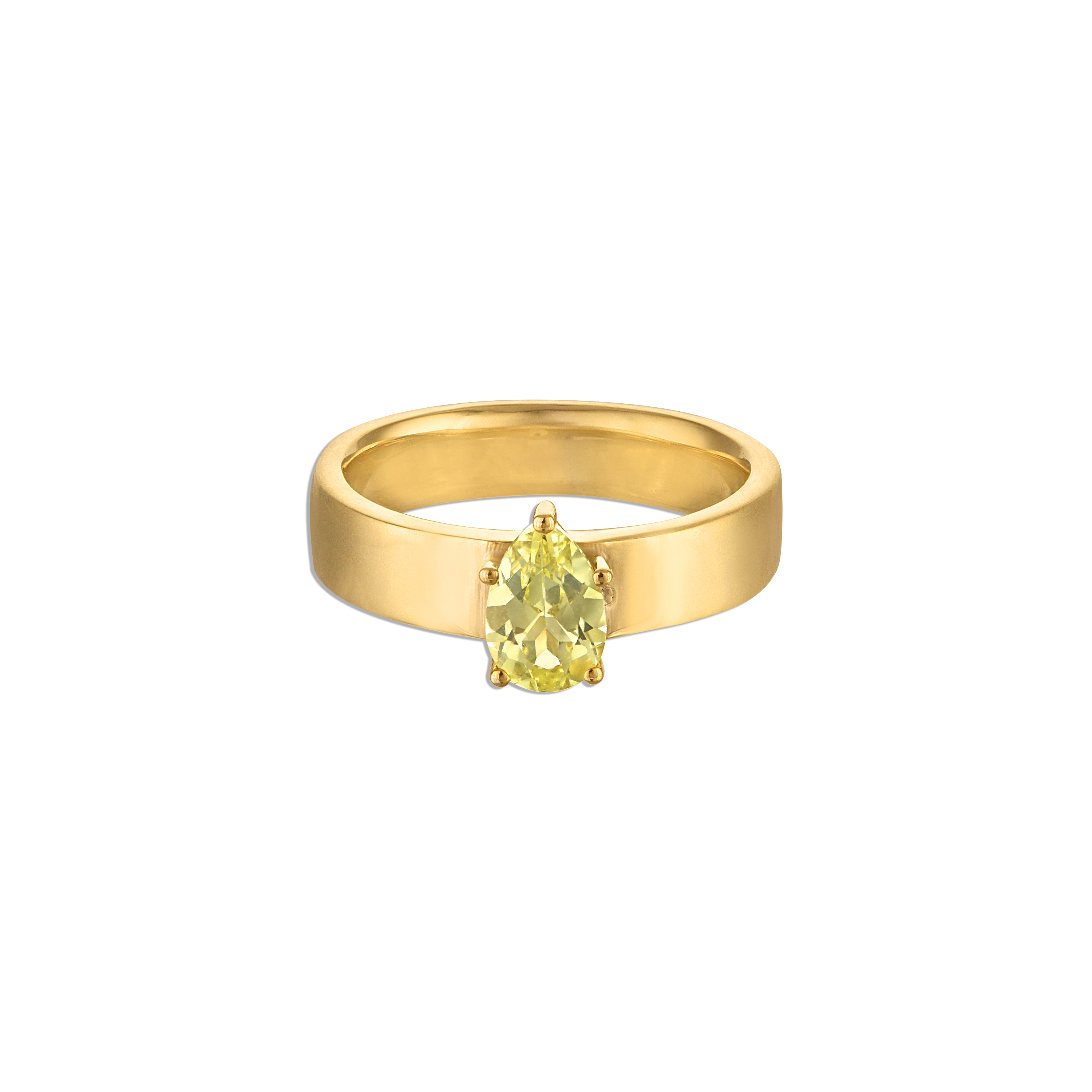 Pear Pinky Ring Marigold | Alexa Leigh
