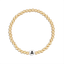 Custom Single Initial Ball Bracelet