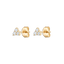 Trio Diamond Stud
