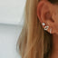 Pave Diamond Huggies