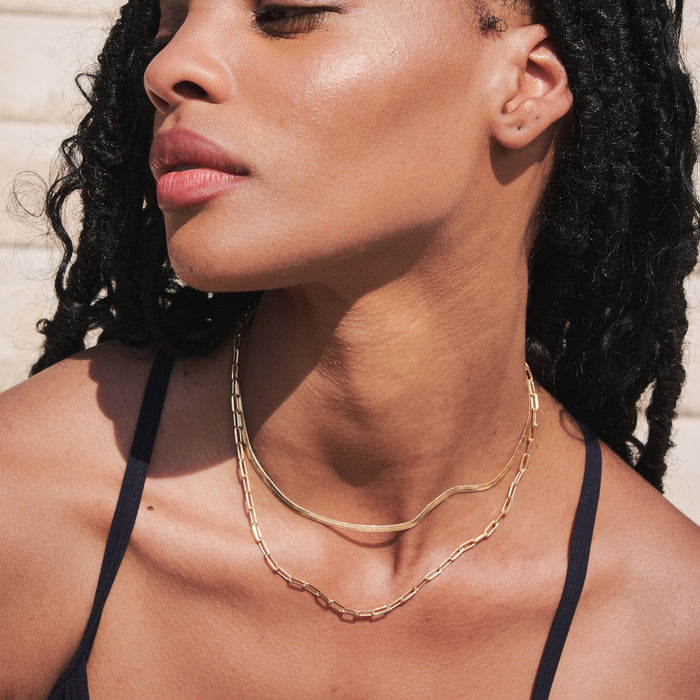 Alexa Leigh x Splits59 Double Down Layering Necklace