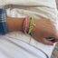 Paracord Pear Bracelet - Light Green