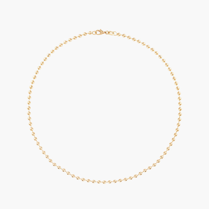 3mm Gold Ball Chain Anklet