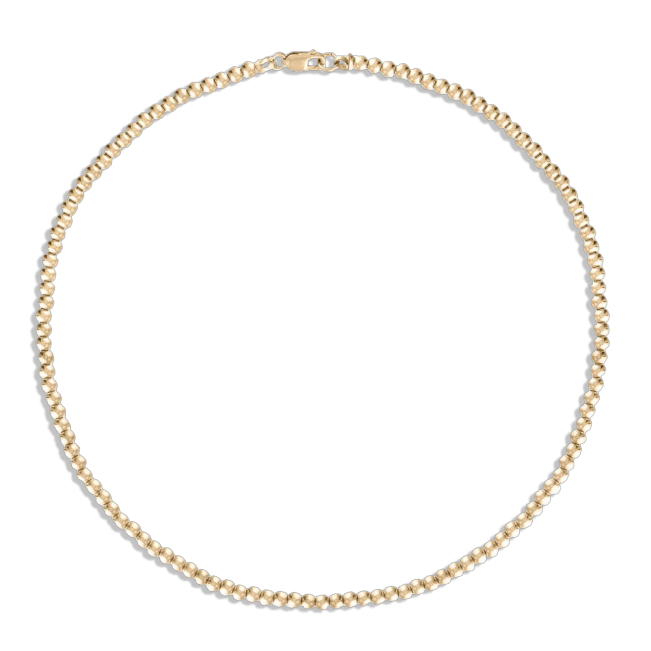 3 Line Layered Antique Gold Ball Necklace – Cbigsapparels