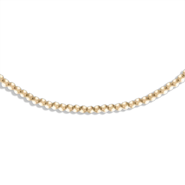 Alexa Leigh ネックレス チョーカー ゴールド ボール 2MM Crystal Gold Ball Chain Necklace | Alexa Leigh