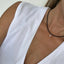 Linea Pear Rubber Necklace