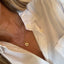 Round Heart Ball Chain Necklace - Pink