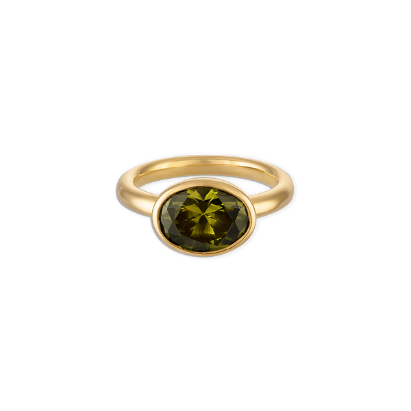 Bezel Oval Pinky Ring Martini | Alexa Leigh