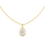 Large Drop Necklace Box Chain