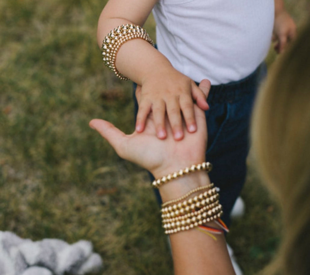 Alexa Leigh 3mm Gold Ball Bracelet