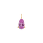 Large Pear Pendant Rosé
