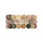 Natural Beaded Bracelet Stack
