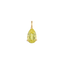 Large Pear Pendant Yellow