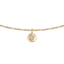 Round Heart Necklace - White