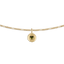Round Heart Necklace - Green