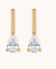 Linea Pear Stud Small (WS)