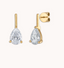 Linea Pear Stud Large (WS)