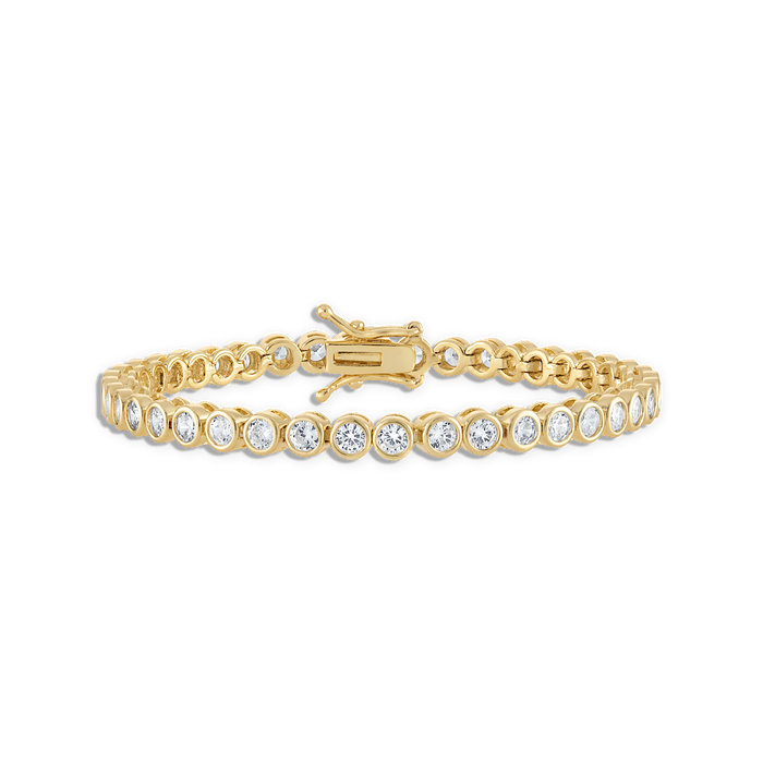 Swarovski tennis 2025 bracelet yellow gold