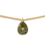 Celeste Pear Necklace Olive