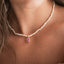 Rosé Pear Pearl Necklace