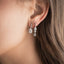 Linea Pave Pear Stud