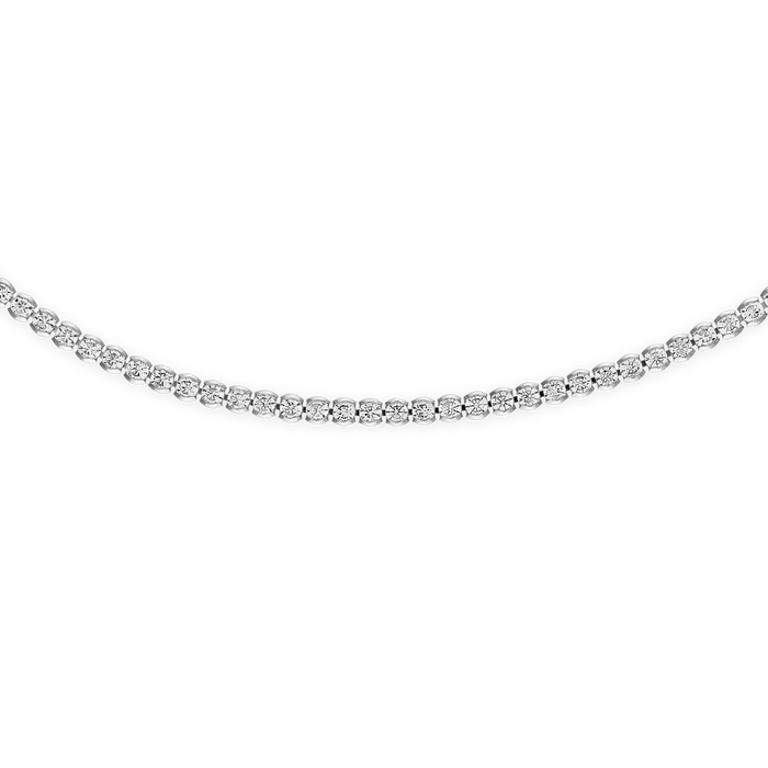 Lenore Crystal Tennis Necklace