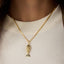 Gold Fish Box Chain Necklace