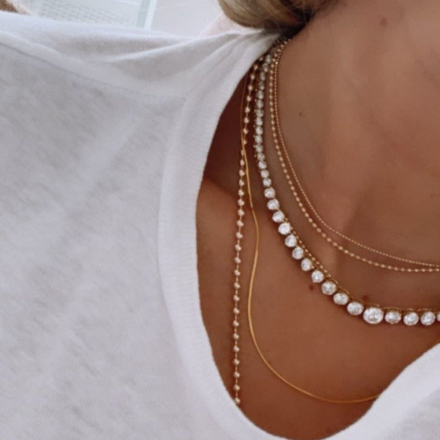 Buy Pave Diamond Ball, Tiny Pave Diamond Ball, Diamond Necklace, Dainty Diamond  Necklace, Solid Gold Diamond Necklace, Necklace, Gift for Her Online in  India - Etsy