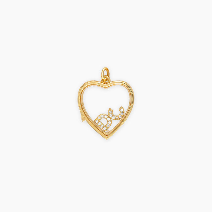 Heart Locket Ball Chain Necklace